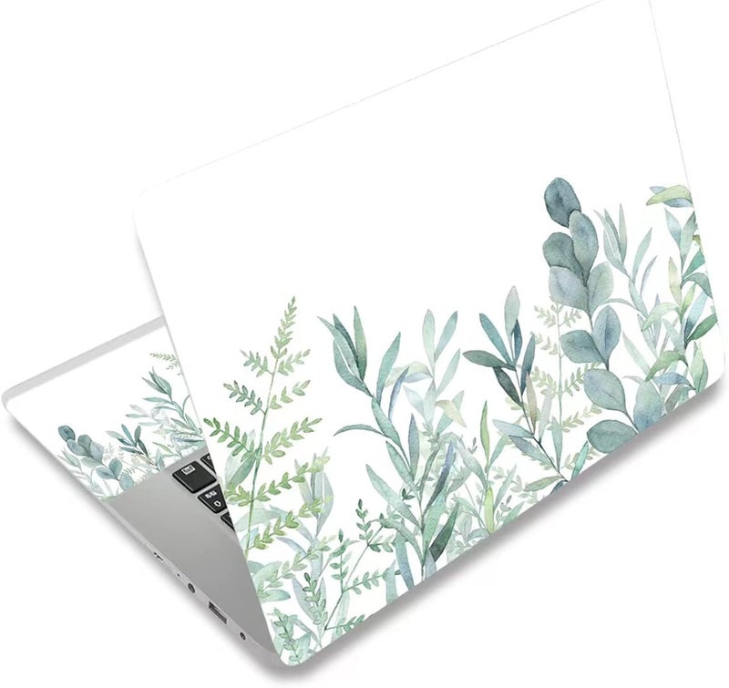 DINKY Laptop Skin Sticker Decal, 12" 13" 13.3" 14" 15" 15.4" 15.6 inch Laptop Universal Reusable Vinyl Skin Stickers Cover Art Decal Notebook PC Personalized Protector-Plants - Image 1